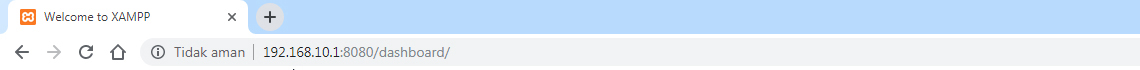 URL XAMPP Dashboard