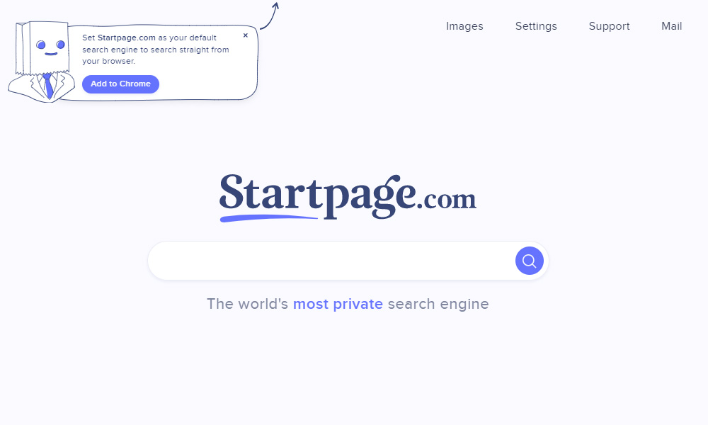 Starpage. Startpage.