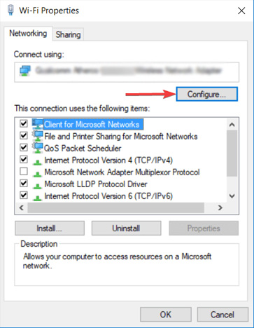 Configure Client for Microsoft Networks