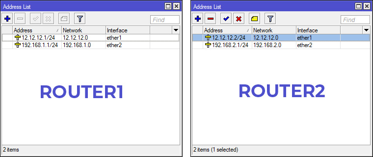 Konfigurasi IP Router Winbox