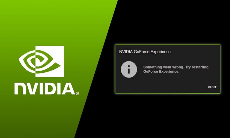 nvidia geforce experience something went wrong 2018