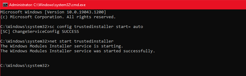 windows resource protection cannot start the repair service